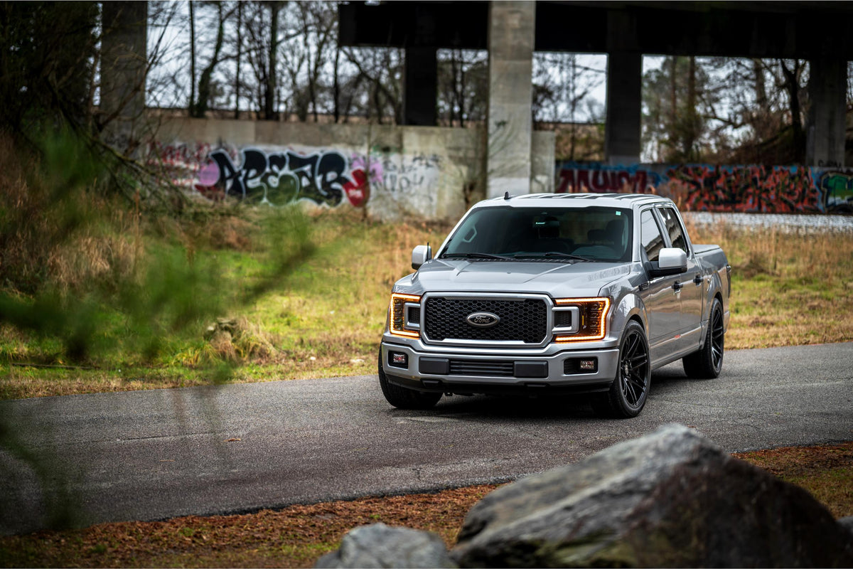 Morimoto XB LED Headlights: Ford F-150 (18-20 / Amber DRL / Set)
