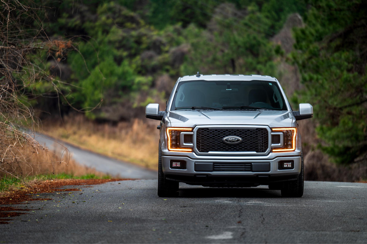 Morimoto XB LED Headlights: Ford F-150 (18-20 / Amber DRL / Set)