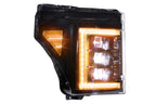 Morimoto XB LED Headlights: Ford Super Duty (11-16 / Amber DRL / Set)