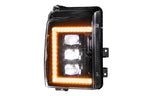 Morimoto XB LED Headlights: Ford Super Duty (11-16 / Amber DRL / Set)