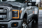 Morimoto XB LED Headlights: Ford Super Duty (11-16 / Amber DRL / Set)