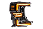 Morimoto XB LED Headlights: Ford Super Duty (20-22 / Amber DRL / Set)