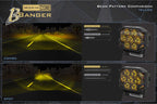Morimoto BigBanger HXB LED Pod (Combo / Yellow / Each)