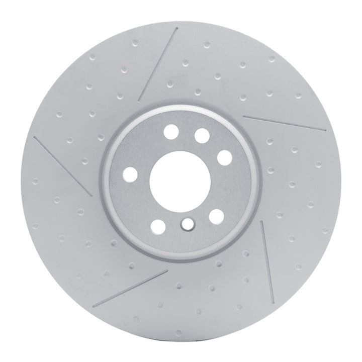 DFC 20-25 BMW M440iX Left Front Hi-Carbon Alloy Geomet Coated Rotor - Dimpled and Slotted