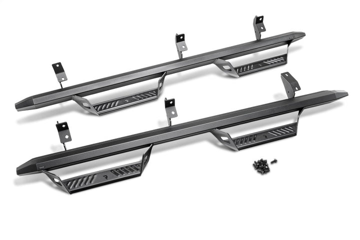 N-Fab 2022 Toyota Tundra Crew Max Cab All Beds SRW Predator Pro Steps Textured Black w/o Bed Access