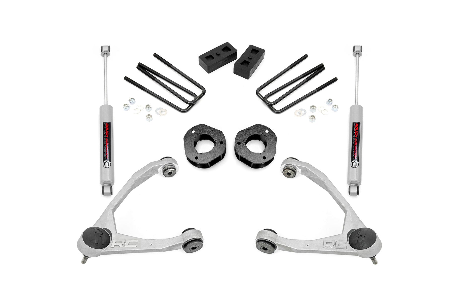 3.5 Inch Lift Kit | Alum/Cast Steel | Chevy/GMC 1500 (07-16)