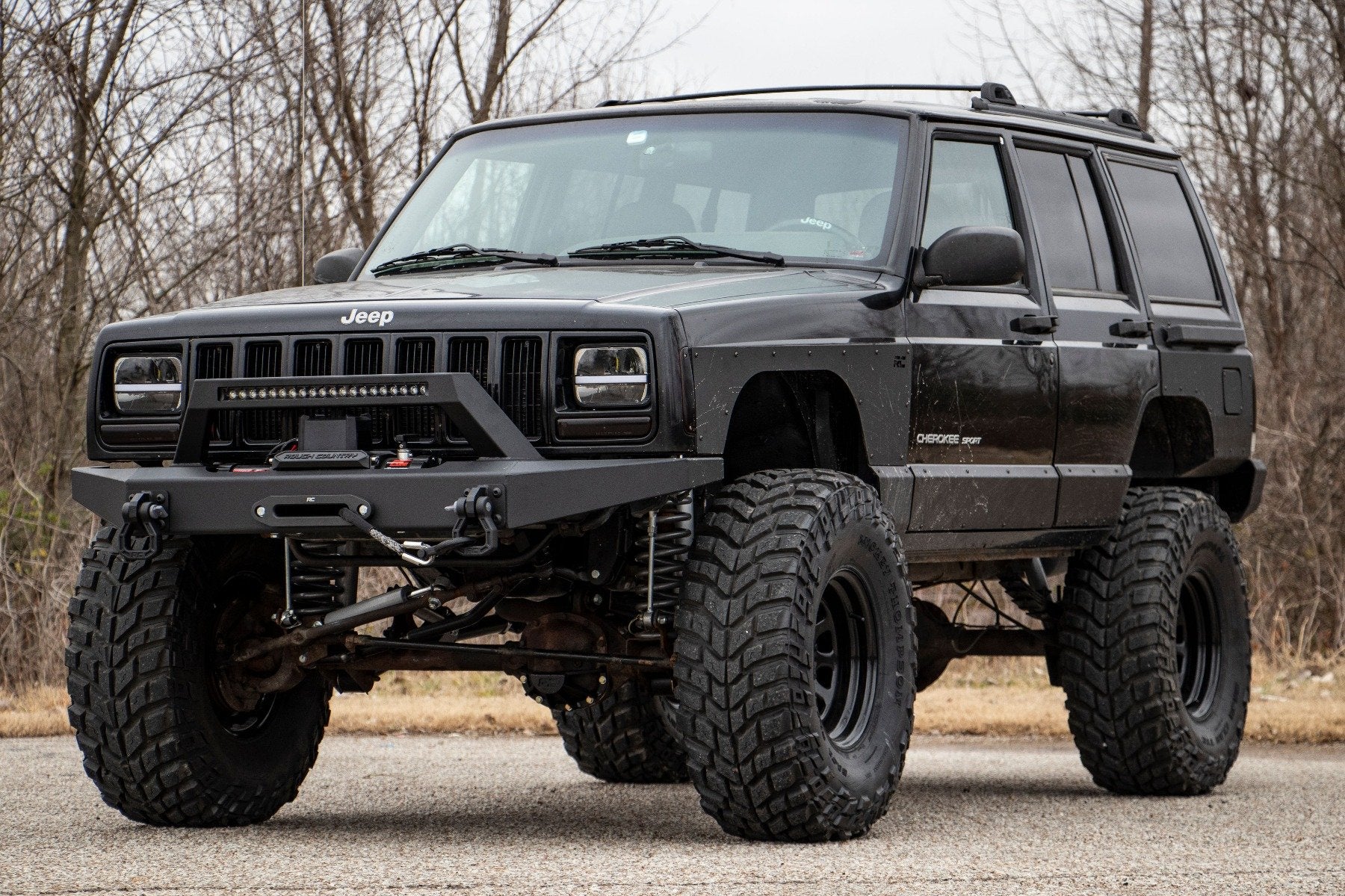 4.5 Inch Lift Kit | Long Arm | AAL | NP242 | M1 | Jeep Cherokee XJ 4WD (84-01) image 3