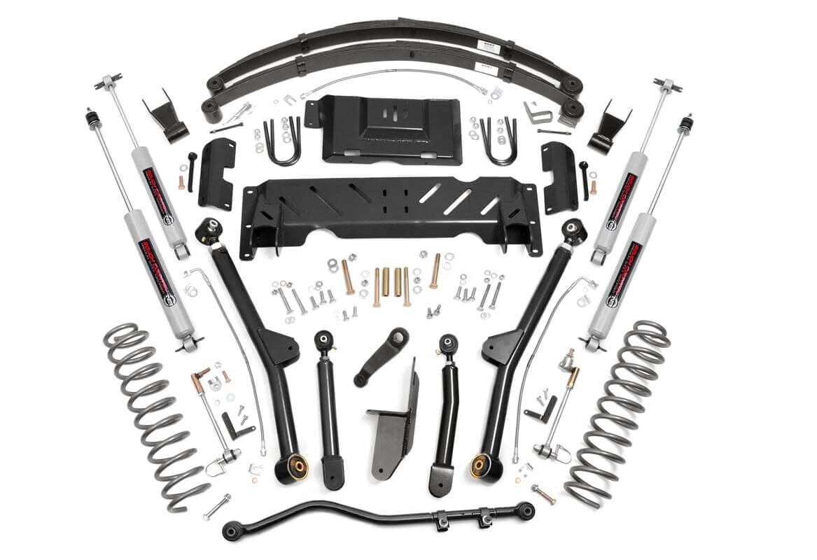 4.5 Inch Lift Kit | Long Arm | AAL | NP242 | M1 | Jeep Cherokee XJ 4WD (84-01)